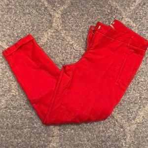 Dalia Collection red pants